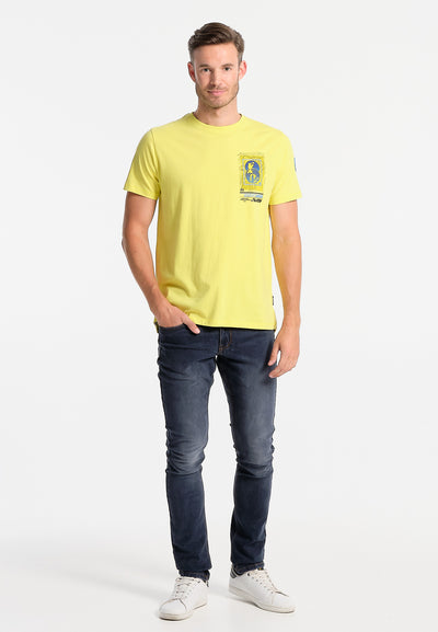 T-Shirt homme jaune citron