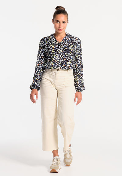 Leopard women's blouse