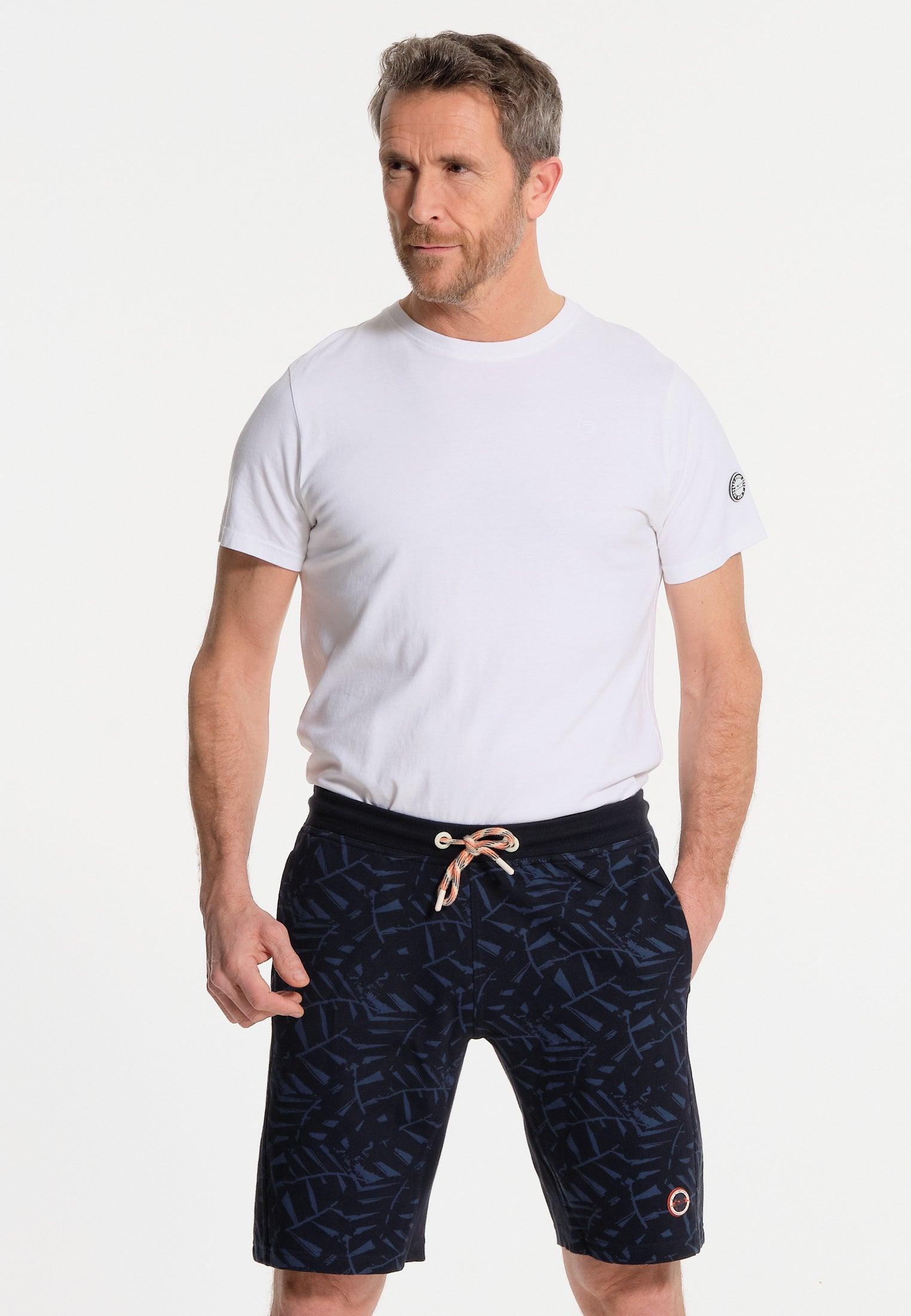 J&JOY Short homme matière douce bleu