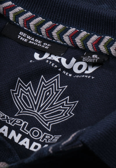 Polo Longues Manches Garçon Manitoba Navy Spiri