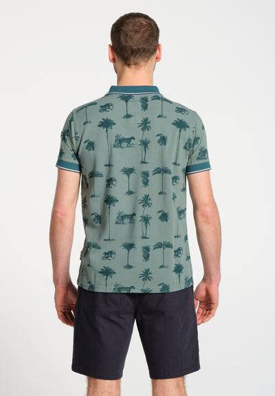 Polo Homme Feira Green Jungle