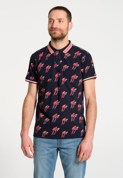 Polo Homme Selva Parrots