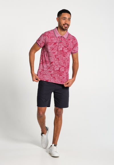 Polo Homme Selva Sangria Jungle