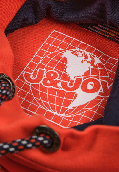 Oranje T-shirt voor jongens met Chicago-logo