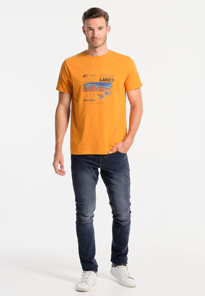 T-Shirt homme brun Great Lakes