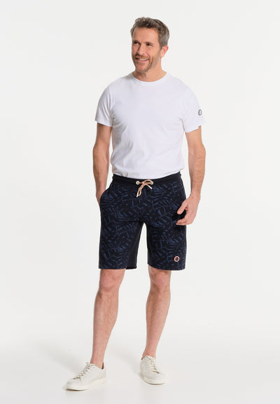 Men's shorts in soft blue material