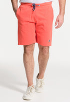 Men's shorts in soft red material