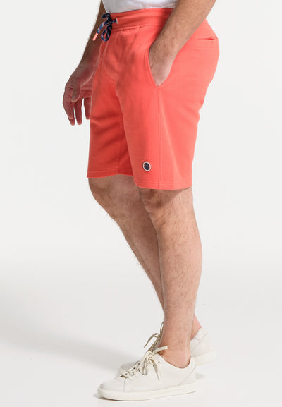 Men's shorts in soft red material