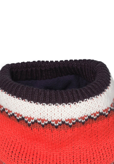 Multicolored boy's neck warmer