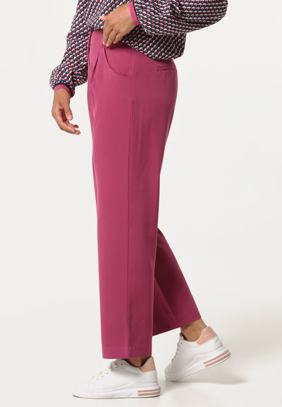 Pantalons femme bordeaux