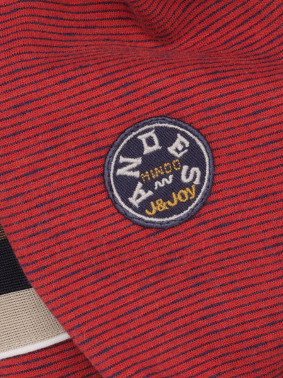 Sweatshirt garçon avec bande multicolore et tirette