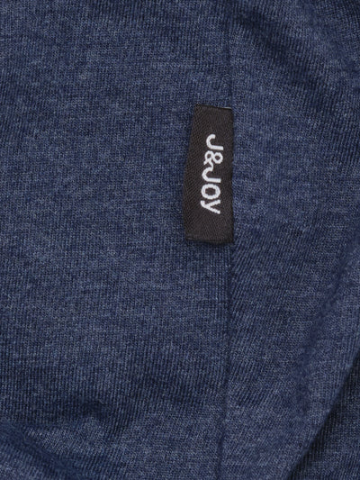 T-shirt garçon longues manches avec bande multicolore et col montant