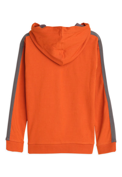 T-shirt garçon longues manches avec imprimé Santiago et capuche