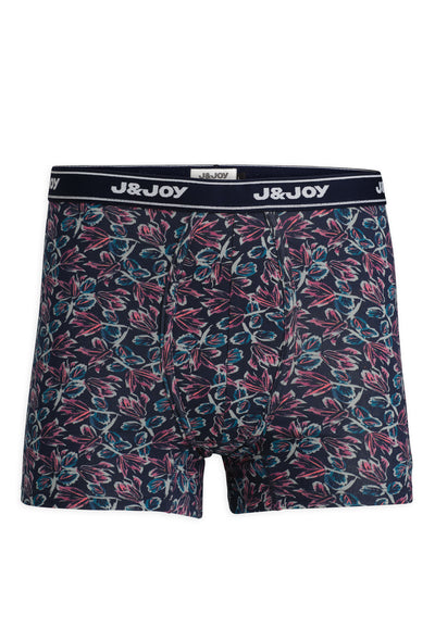 Pack de deux boxers homme turquoise et floral