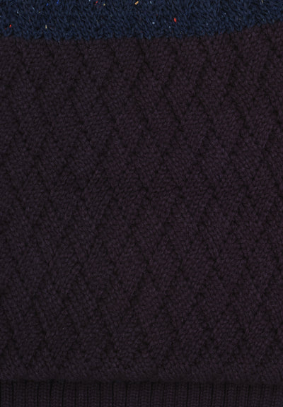 Echarpe homme avec motif texturé