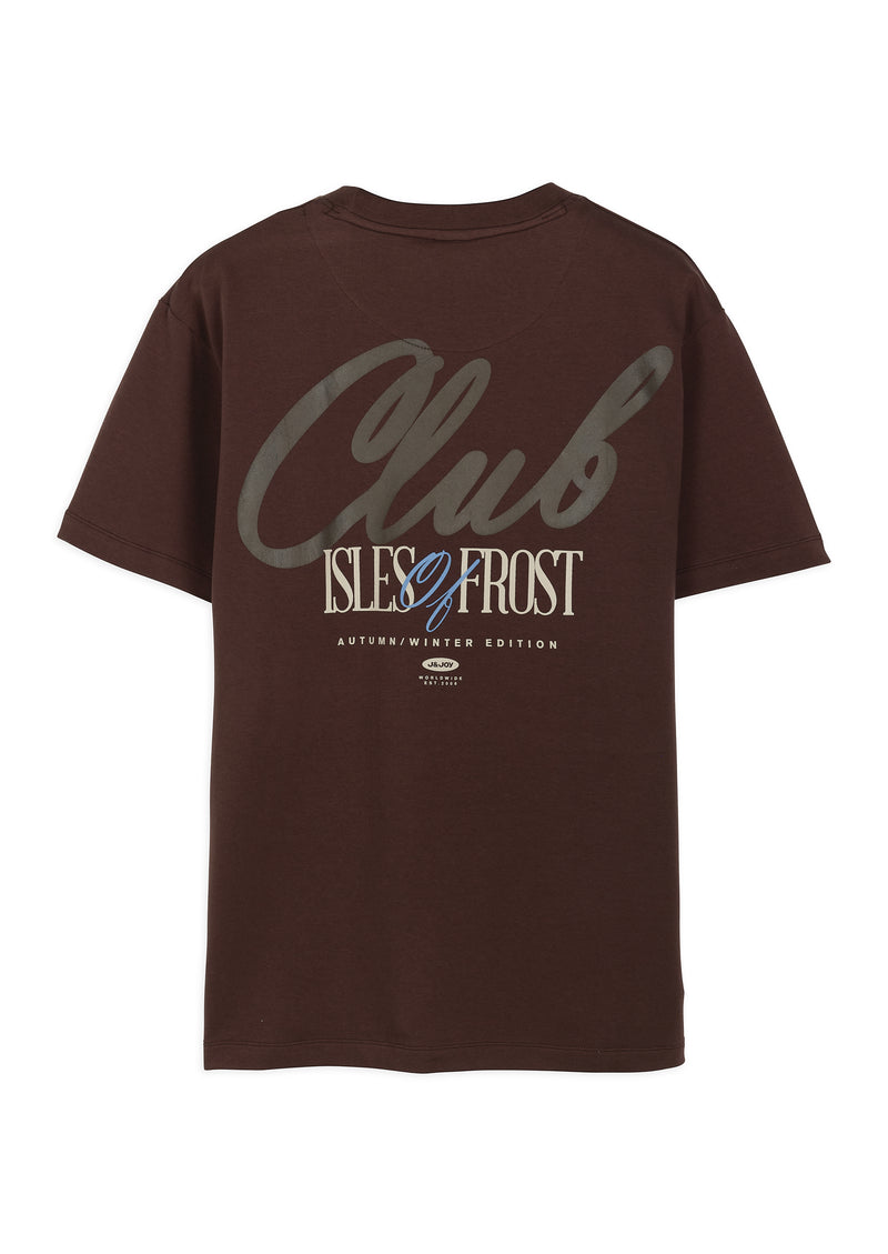 T-shirt Isles of Frost Club Bordeaux Homme - packshot back