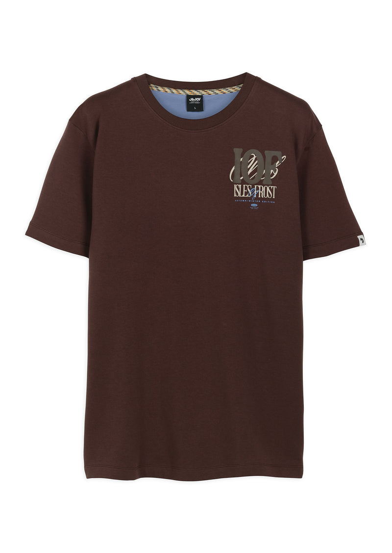 T-shirt Isles of Frost Club Bordeaux Homme - packshot front