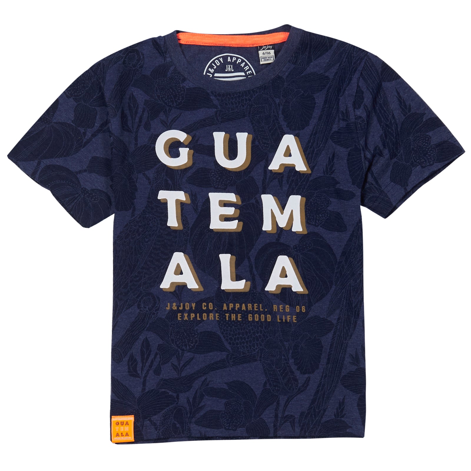 T-Shirt Garçon 17 Guatemala Indigo | J&JOY.