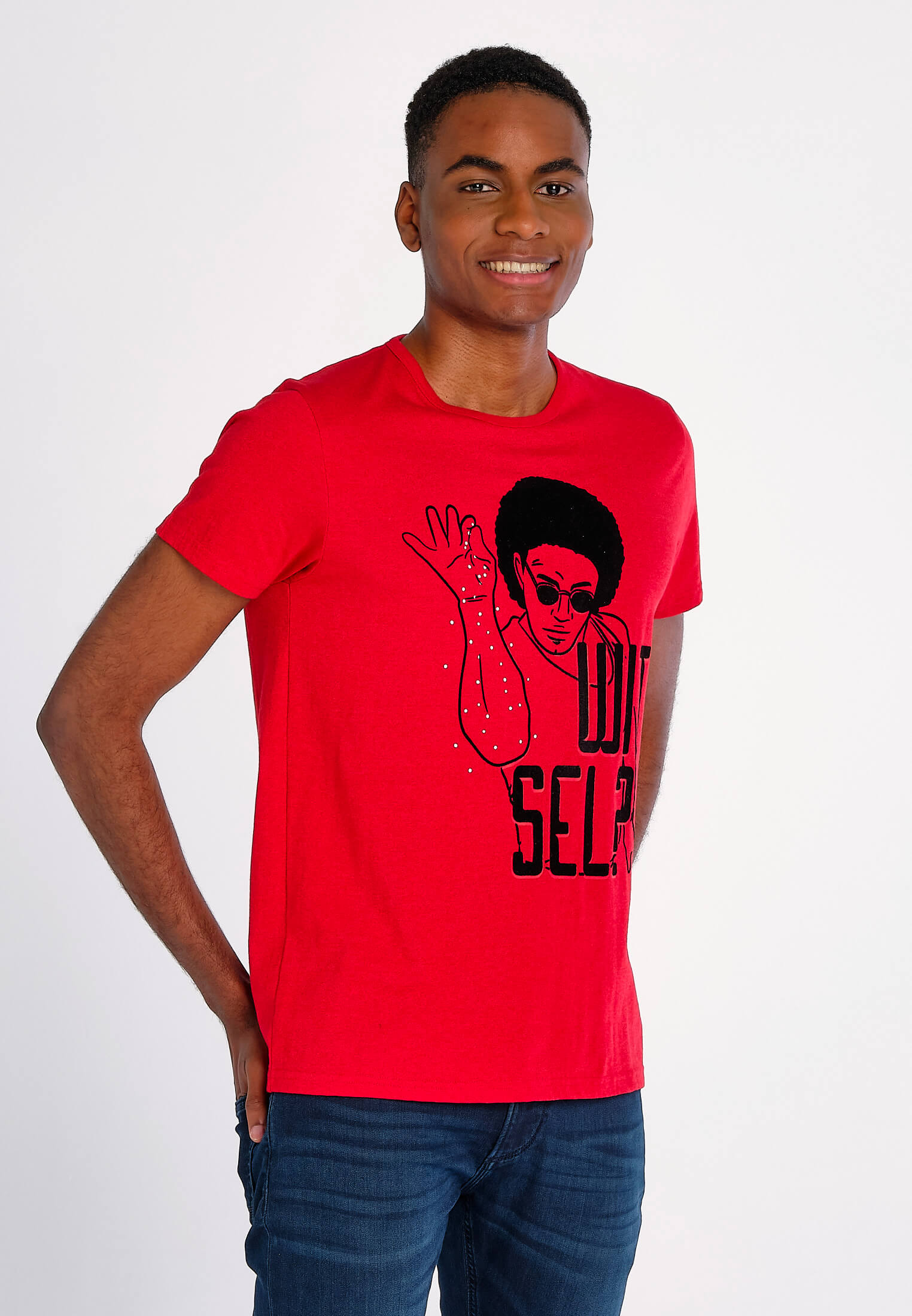 T-Shirt Homme Collector 02 Withsel Red | J&JOY.