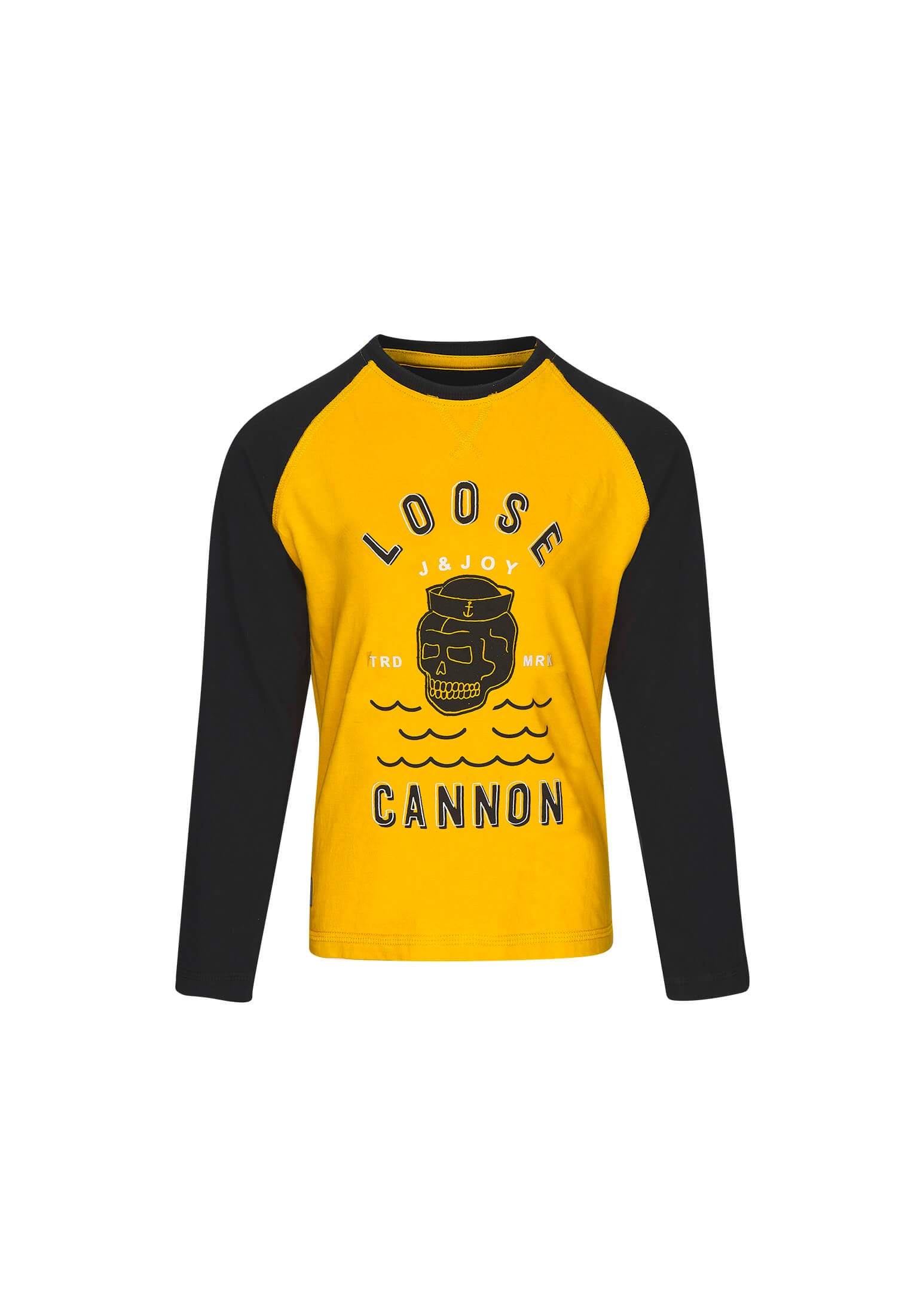 T-Shirt Garçon 02 Fisherman Yellow Skull | J&JOY.