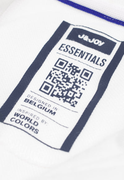 Polo Essentials Enfants Unisexe 30 White | J&JOY.