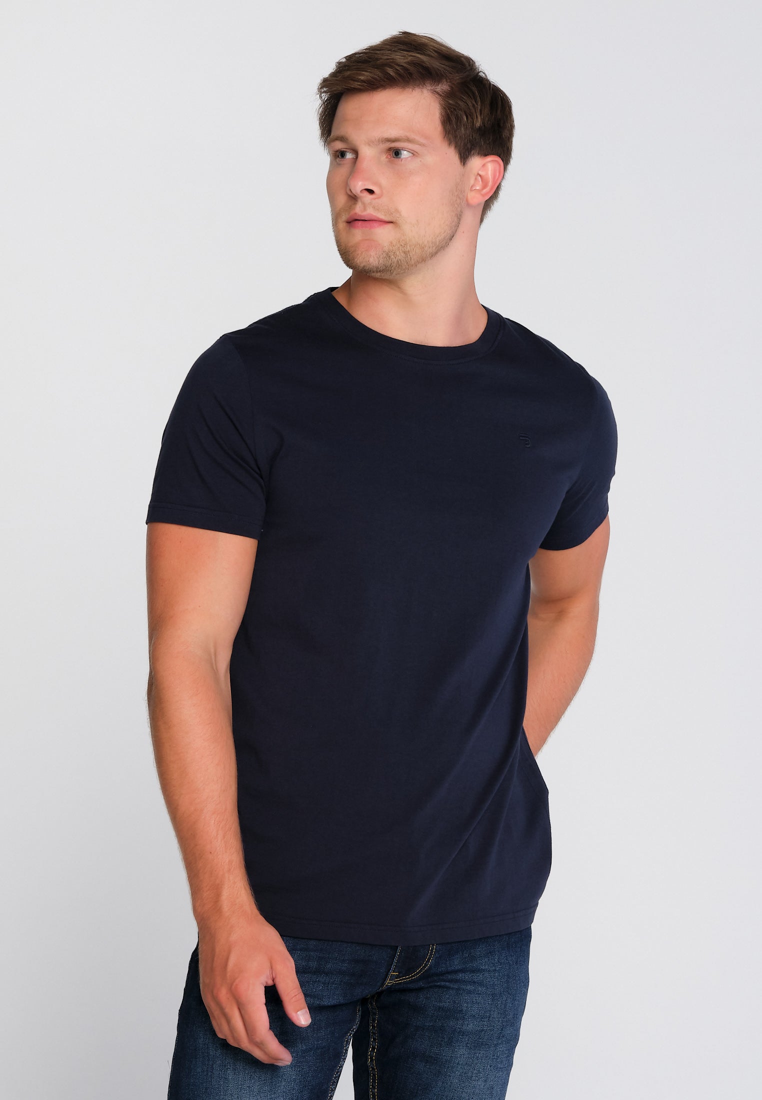 T-Shirt Homme Essentials 02 Navy Carbon | J&JOY.