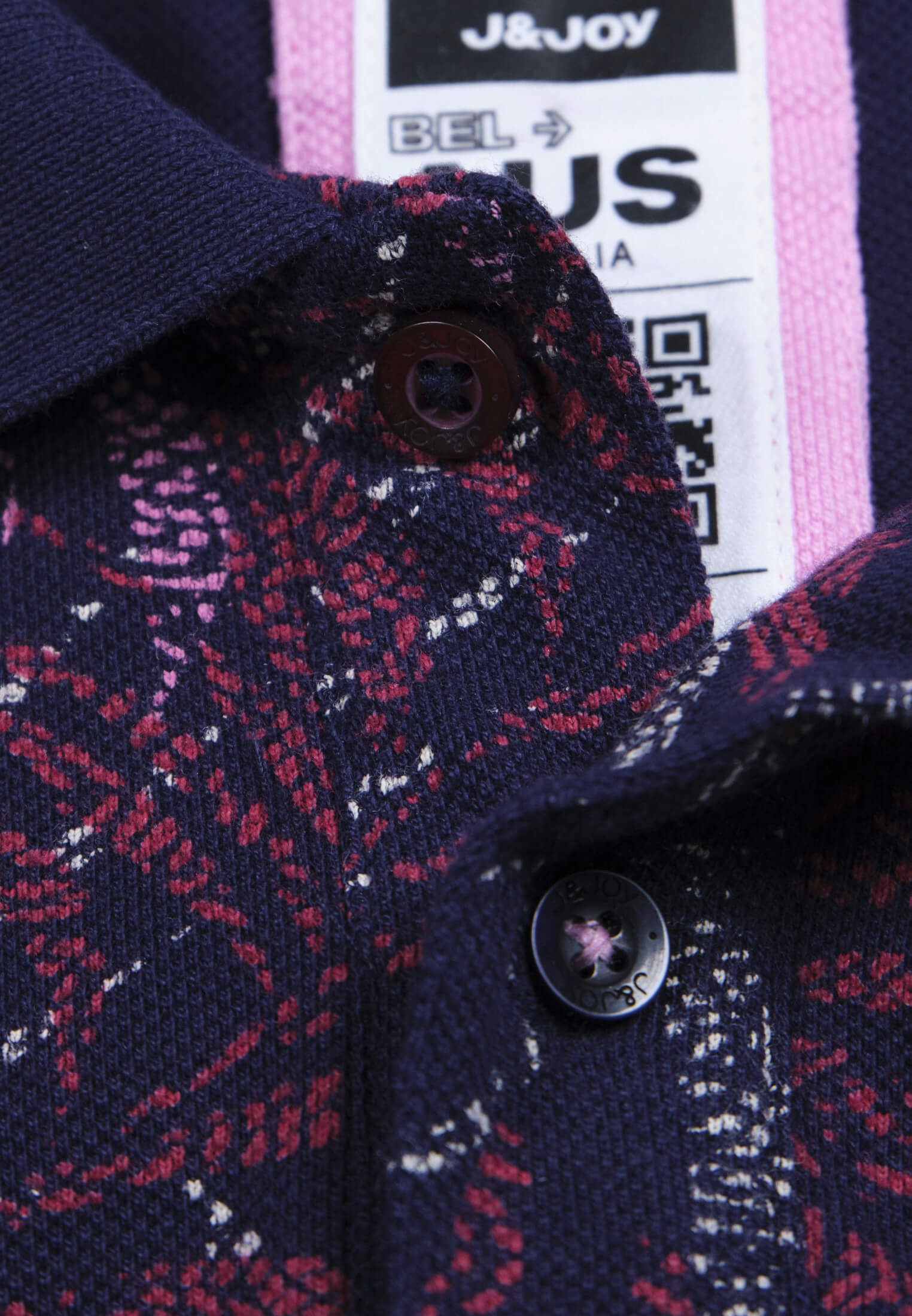 Polo Homme 09 Outback Navy Leaves | J&JOY.