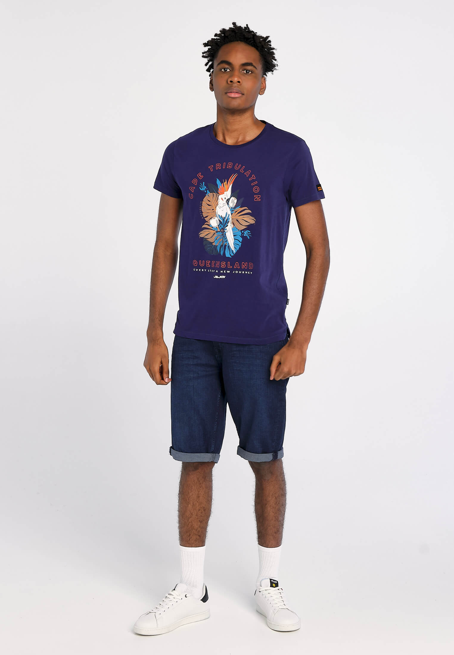 T-Shirt Homme 25 Cape Tribulation Blue Parrots | J&JOY.