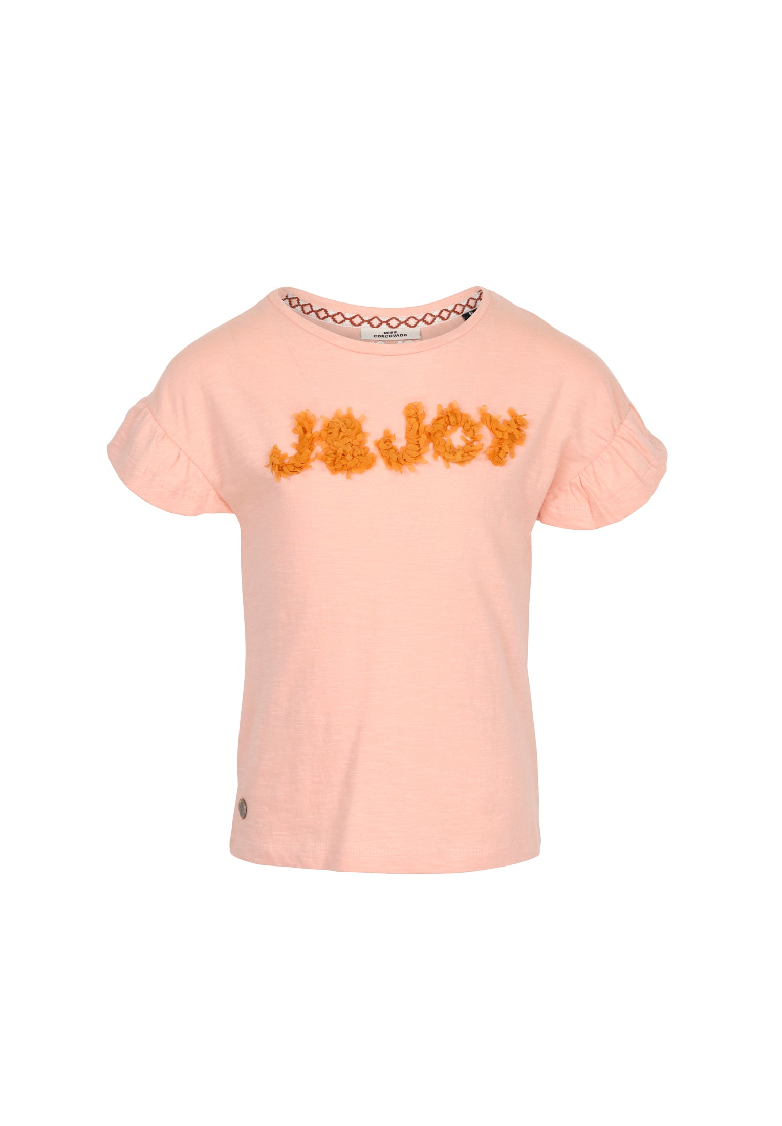 T-Shirt Fille 06 Feira Coral Cloud "J&JOY" | J&JOY.