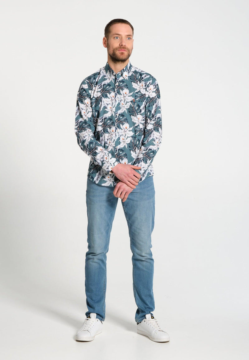 Chemise Homme 02 Feira Flowers | J&JOY.