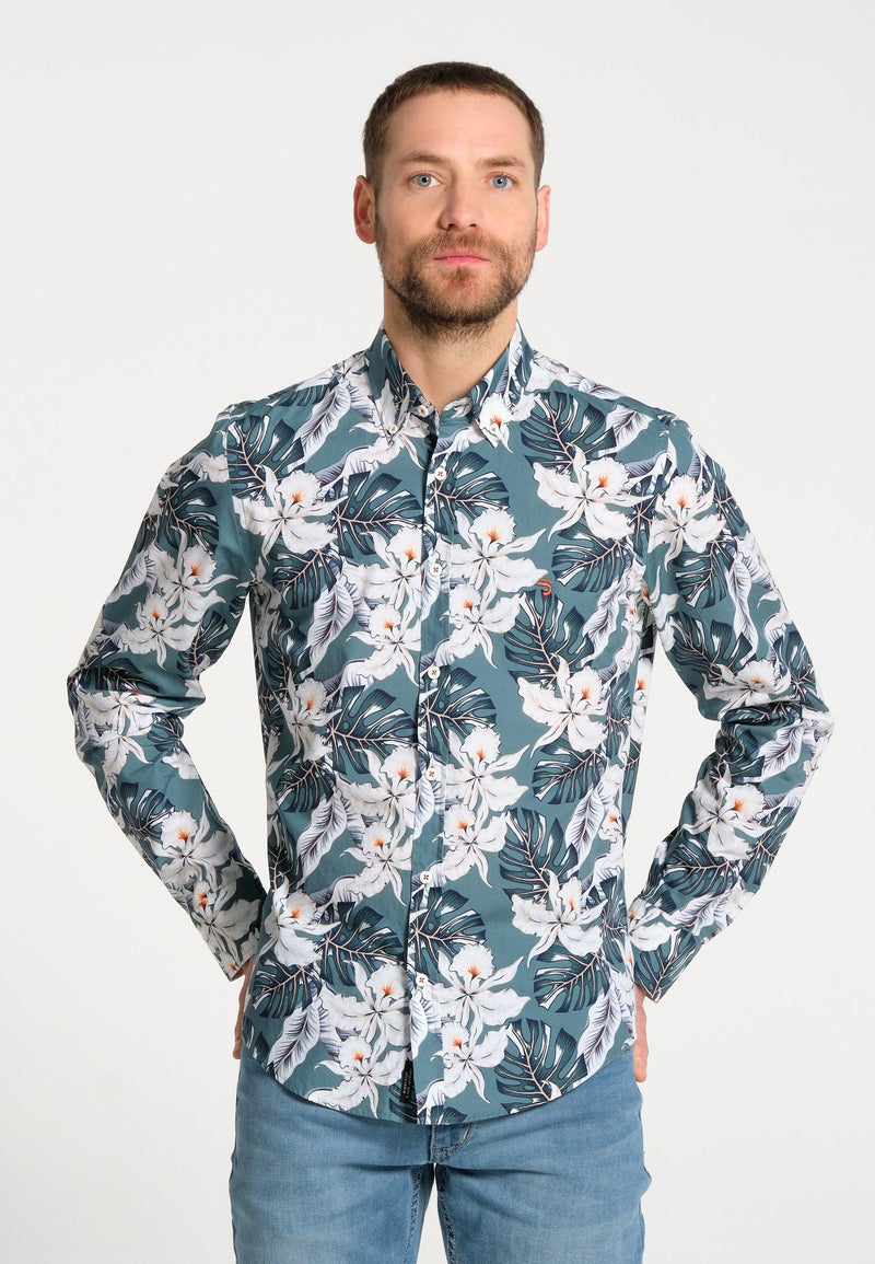 Chemise Homme 02 Feira Flowers | J&JOY.