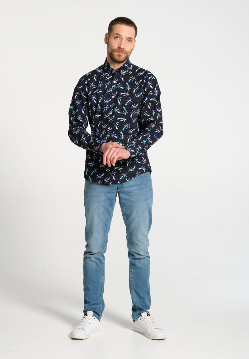 Chemise Homme 19 Bahia Palm Trees | J&JOY.