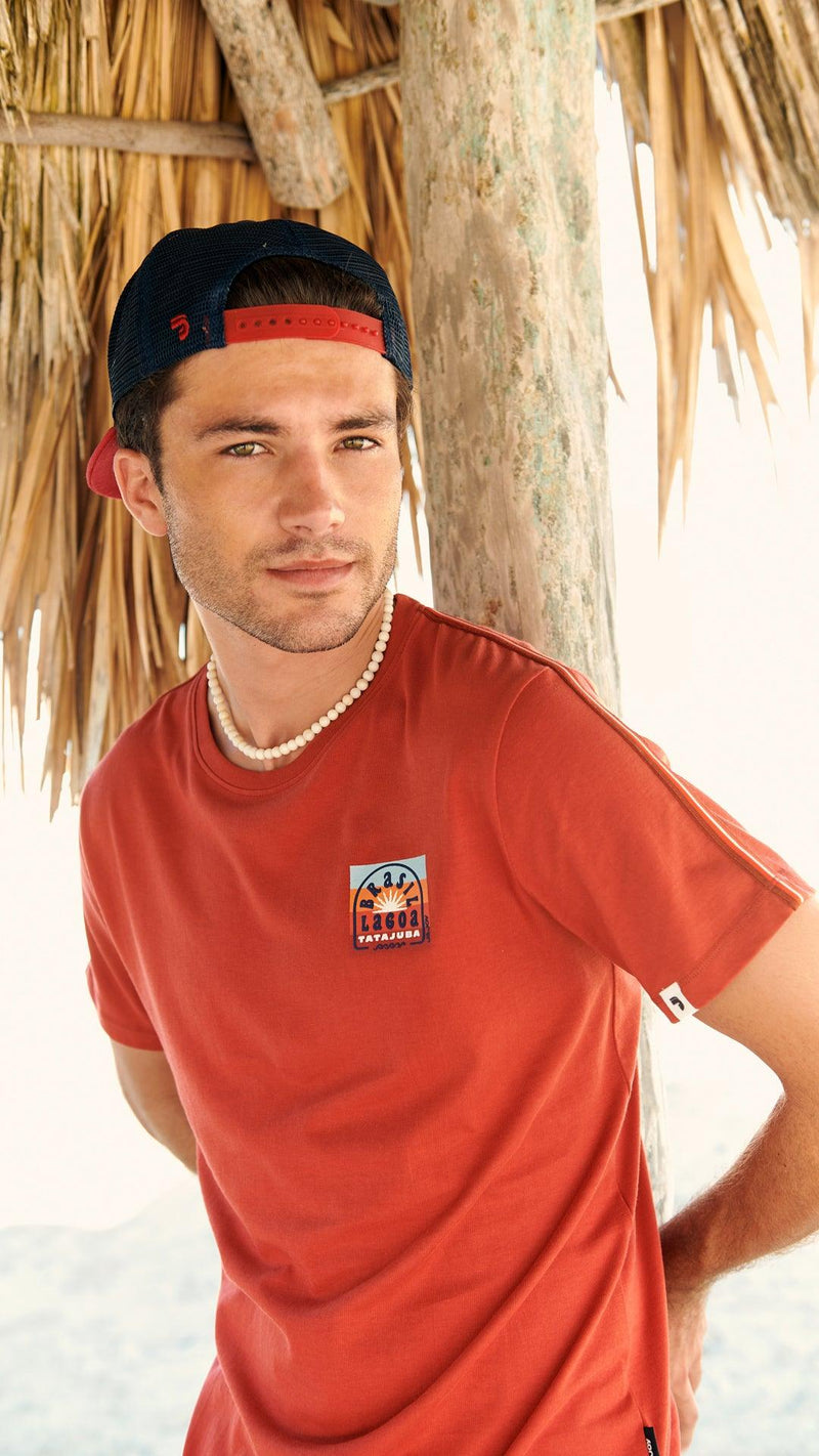 T-Shirt Homme 10 Praia Brown Lagoa | J&JOY.