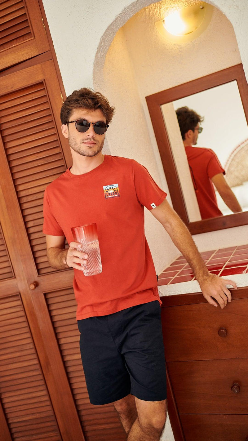 T-Shirt Homme 10 Praia Brown Lagoa | J&JOY. featured