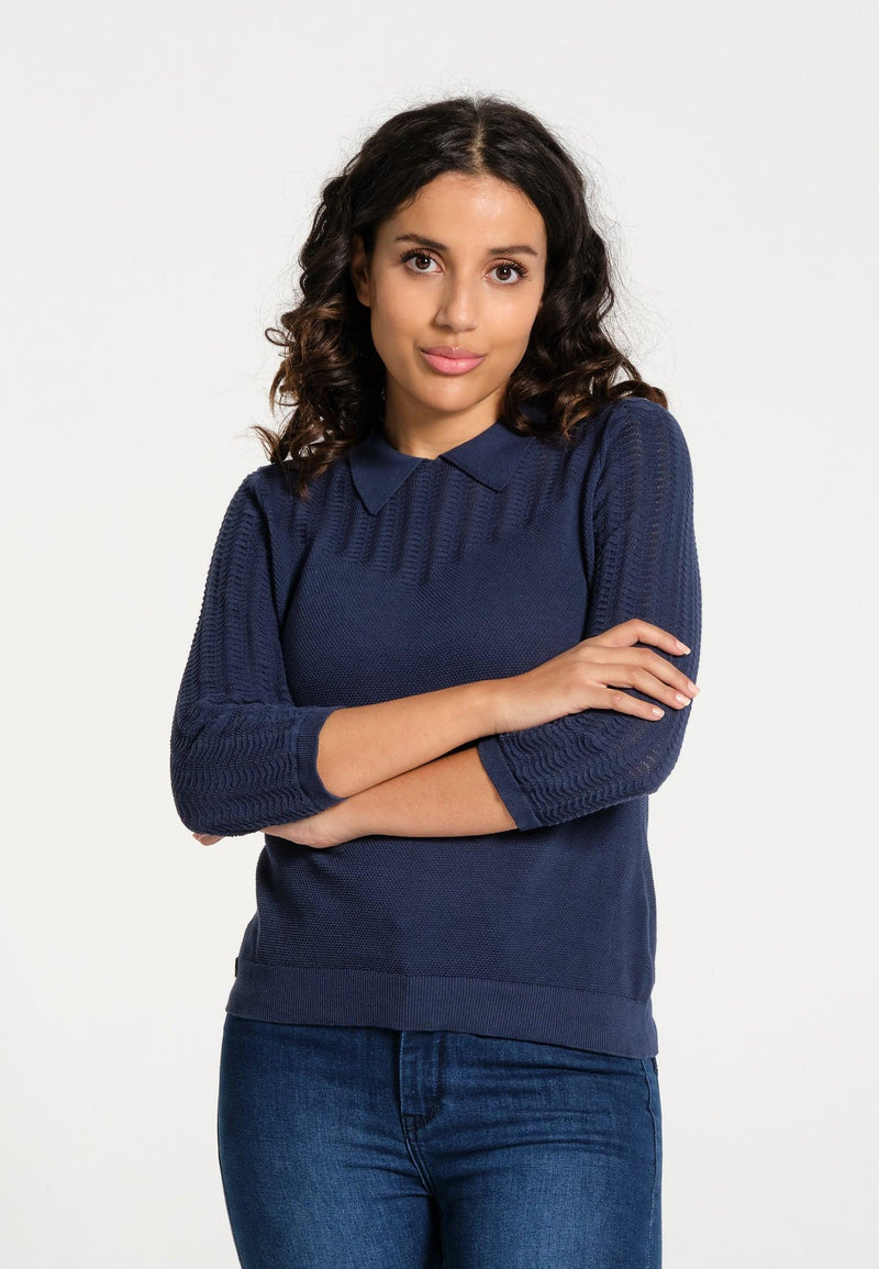 Pull Femme 01 Selva Navy | J&JOY.
