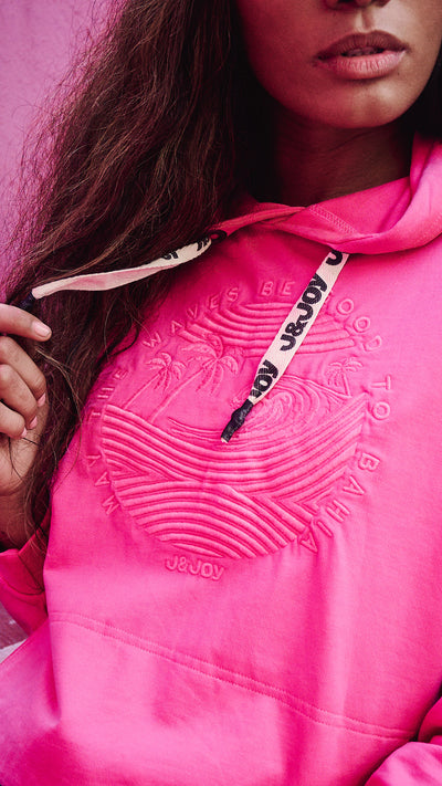 Sweatshirt Femme 07 Bahia Pink Sangria Sunset | J&JOY.