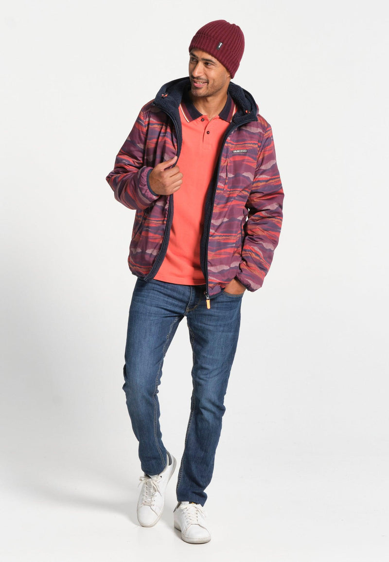 Bonnet homme bordeaux