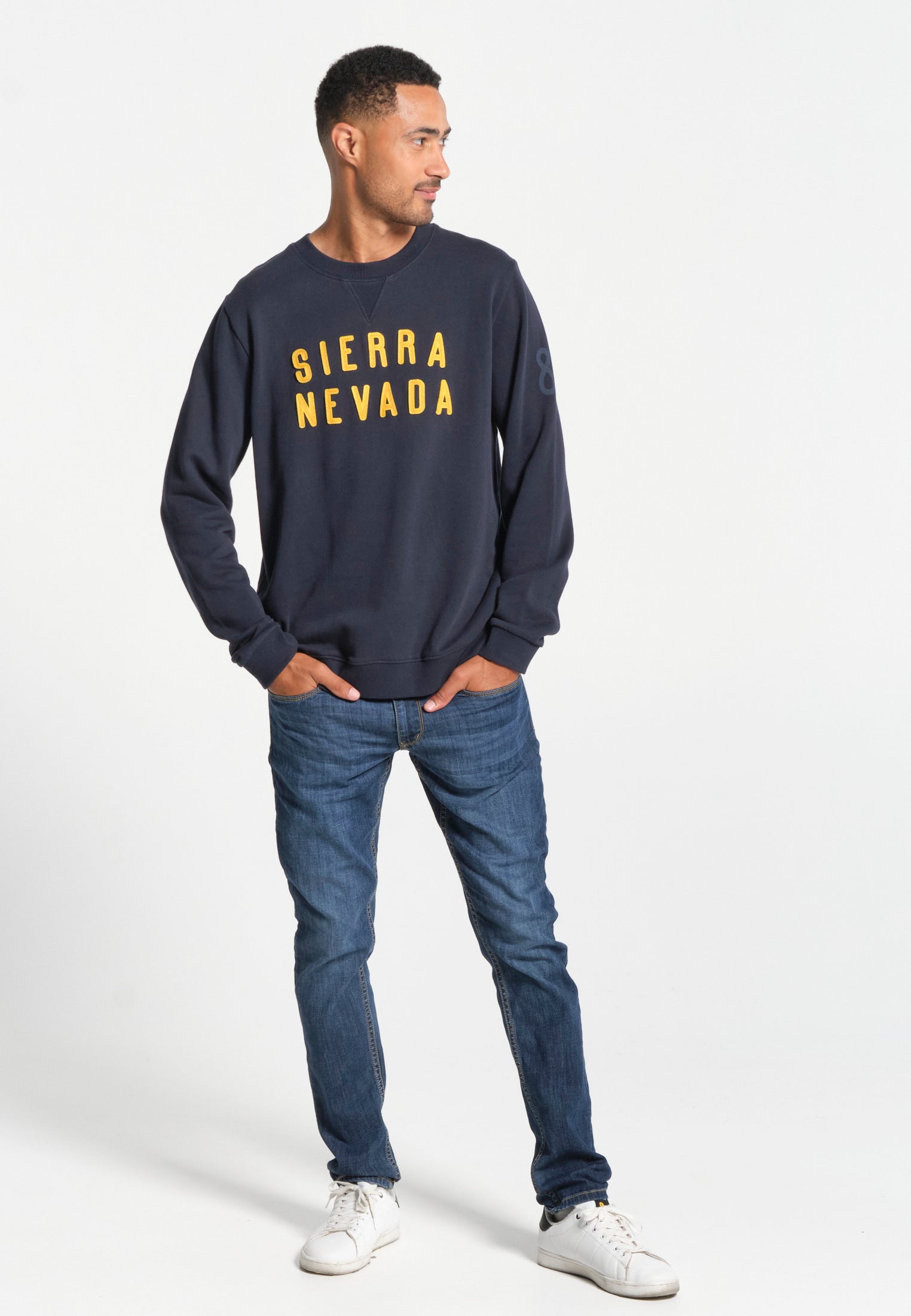 Sweatshirt homme à col rond Sierra Nevada