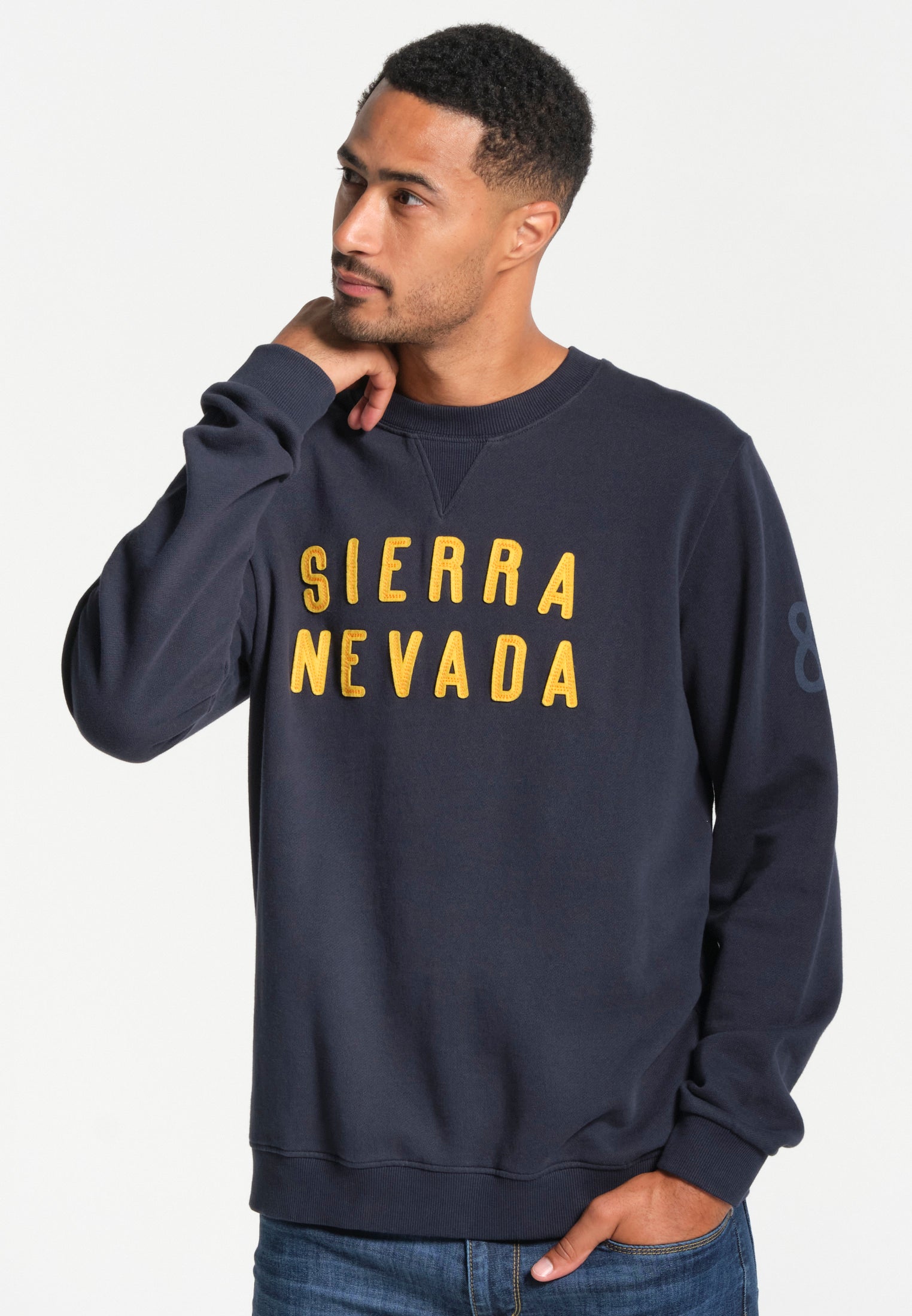 Sweatshirt homme à col rond Sierra Nevada